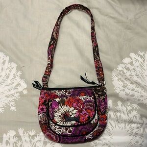 Vera Bradley mini crossbody bag is Rosewood floral